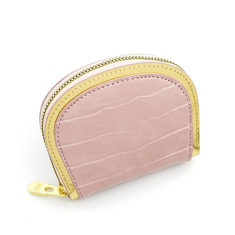 Wholesale PU Ladies Short Zipper Coin Purse